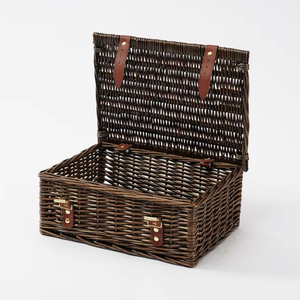 Jy s3hamper hộp sang trọng hình chữ nhật Spa Quà Tặng Giỏ trong số lượng lớn rỗng wicker giỏ làm bằng liễu cá nhân món quà lớn cản trở hộp - Product Image 2