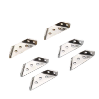 Support d'angle multifonctionnel en acier inoxydable épais Renfort d'armoire à angle droit à 90 degrés Fabrication de tôle
