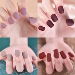 Juego de 24 Uñas Postizas Francesas con Pegamento, Uñas Acrílicas de Cobertura Completa, Uñas Artificiales Reutilizables, Uñas Falsas para Manicura Diaria DIY - Product Image 2
