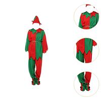 Nuevo disfraz de Navidad para mujer, conjunto de ropa navideña para adultos y niños, conjunto de ropa decorativa ligera de elfo, traje suave