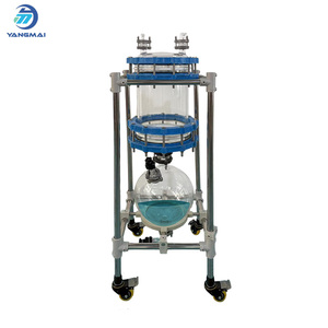 Glazen chromatografiekolom met vacuümfiltratiesysteem, laboratoriumscheiding en -zuiveringapparatuur - Product Image 1