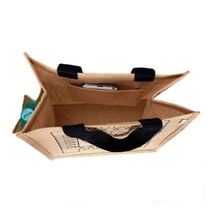 Chất Lượng Cao Biểu Tượng Tùy Chỉnh In Tự Nhiên Vải Bố Túi Cá Nhân Thiết Kế Mua Sắm Túi Công Suất Lớn Tote Túi Với Túi Bên - Product Image 3