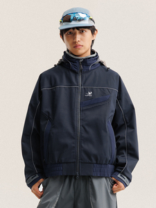 Veste d'assaut fonctionnelle de style américain unisexe pour l'extérieur, imperméable, coupe-vent, respirante, randonnée, softshell, fermeture éclair sportive - Product Image 3