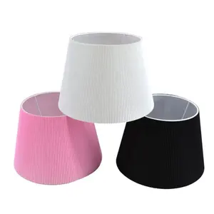 Benutzer definierte einfache Lampen schirm Stoff Lampen schirm für Tischdecken Shades Lampen schirm Rahmen Großhandel