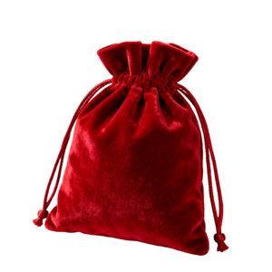 Sacs à cosmétiques en velours noir de luxe 5*7cm avec cordon de serrage, pochettes d'emballage cadeau en velours, logo personnalisable, recyclables, pour rouges à lèvres - Product Image 6