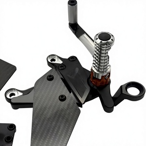Reposapiés de Motocicleta de Aluminio CNC + Fibra de Carbono, Negros, de Alta Calidad, para 1290 Super Duke R, Modificación/Actualización - Product Image 3