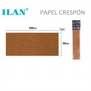 Carta Crespa Ilan 50x200 Cm Colore Caffè per Lavori Artigianali Modello Cina 32506 - Product Image 1