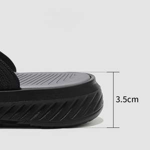 Sandales tongs pour hommes en EVA avec soutien de la voûte plantaire, confortables et amortissantes, pour la marche, à enfiler, intérieur/extérieur - Product Image 3