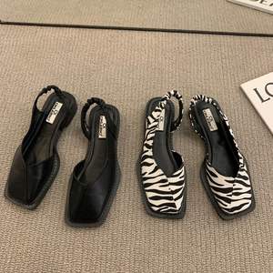 <span class=keywords><strong>Sandalias</strong></span> de Punta cerrada de nuevo estilo de verano para mujer 2025, prendas de vestir coreanas francesas de moda con plataforma, zapatos planos romanos Super Immortal - Product Image 5