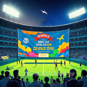 Hot Bán Lớn Vải Biểu Ngữ Với Biểu Tượng Tùy Chỉnh Màu Sắc Nhà Máy Tùy Chỉnh Khuyến Mại Cờ & Biểu Ngữ Cho Trận Đấu Sự Kiện - Product Image 5