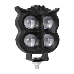 Projecteurs LED Mini Owl 4 LED pour Moto, Éclairage Populaire et Tendance, Résistants aux Intempéries, Blanc, Jaune, Multicolore - Product Image 4