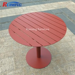 Rustproof bàn tròn với Patio sân ghế ngoài trời Kinh Tế kim loại bảng thiết lập Bistro cafe đồ nội thất nhà hàng - Product Image 4