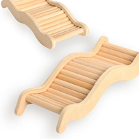 Échelle pour hamster en bois massif, robuste et durable, personnalisable, décoration de cage pour habitat de hamster