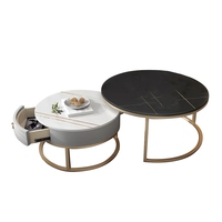 Table centrale de luxe unique en acier inoxydable doré, table basse pour coffre d'arbre
