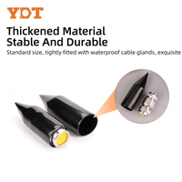 Manchon de protection rotatif YDT en PVC pour câble, étanche et anti-poussière, type tête de balle
