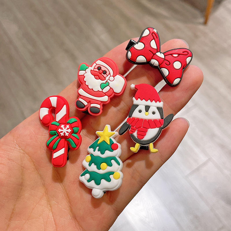 10 Pcs Set Christmas Fancy Hair Accessories Set for Kids Cute Baby Hair Clip for Girls Hairgrips for Christmas Hair Clip Set