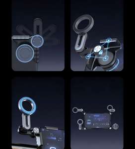 Soporte Magnético Flexible para Teléfono Móvil con Pantalla para Coche, ABS+PC, con Soporte de Escritorio para Tesla BYD de 4.7-6.8 Pulgadas - Product Image 3