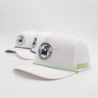 Groothandel Waterdichte Golfpet 5 Panel Verstelbare Koordpet Op Maat Geborduurd Logo