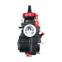 Carburateur de moto de haute qualité en matériau CNC noir et rouge PWK 24 26 28 30 32 34 MM Hon Da Mi Kuni Ya Maha Kei Hin
