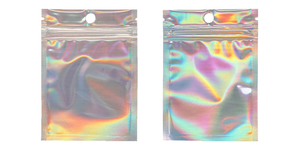 Mới Tùy Chỉnh In <span class=keywords><strong>Mini</strong></span> Trong Suốt Holographic Nắp Kéo Mùi Bằng Chứng Thực Phẩm Nhỏ <span class=keywords><strong>Ziplock</strong></span> Bao Bì Nhựa Mylar Ba Chiều Túi - Product Image 3