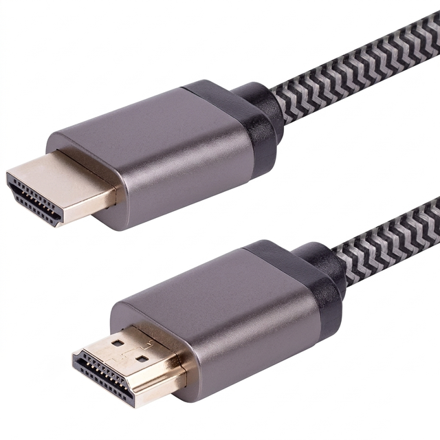 Micro  to  Cable  2.0 4K Ultra HD Gold Plated Nylon Braided Cord for Camera Monitor TV Laptop Projector