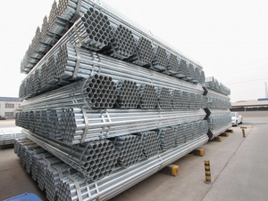 Tube rond en <span class=keywords><strong>acier</strong></span> prégalvanisé économique Q195 soudé par ERW pour clôtures de serres et projets de construction légère - Product Image 6