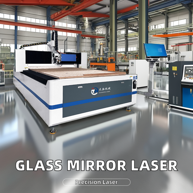 Large Size High Speed Glass Smart Mirror Fiber Laser Sanding Marking Engraving Cutting Machine