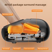 Appareil de massage des pieds automatique avec thérapie infrarouge chauffante, contrôle numérique, pétrissage électrique des pieds et des jambes, appareil de spa