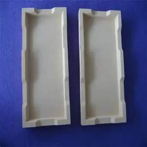 Placa de composición de quemador de componente electrónico de cerámica de zirconia ZrO2 refractaria