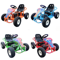 Go Kart Todoterreno con Ruedas Grandes para Niños, Vehículo Eléctrico con Batería para Padres e Hijos, Instalación de Entretenimiento con Música y Luces para Parques Infantiles