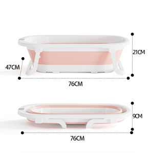 <span class=keywords><strong>Baignoire</strong></span> Bébé Durable avec Support, <span class=keywords><strong>Baignoire</strong></span> en Plastique à Température Contrôlée, Ensemble de <span class=keywords><strong>Baignoire</strong></span> Pliable pour Enfants, Bassin de Bain Portable pour Bébé - Product Image 3