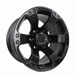 ล้อแม็<span class=keywords><strong>ก</strong></span>ซ์ HAMMAL JT112 ขนาด <span class=keywords><strong>16</strong></span> นิ้ว อัลลอยด์ 6 รู 139.7 PCD รับน้ำหนัก 800 <span class=keywords><strong>ก</strong></span><span class=keywords><strong>ก</strong></span>. สีดำด้าน <span class=keywords><strong>ดี</strong></span>ไซน์หลาย<span class=keywords><strong>ก</strong></span>้านแบบออฟโรด ใหม่ ขายส่ง OEM/ODM - Product Image 1