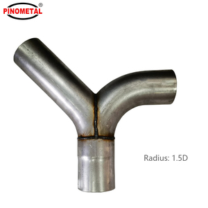 Kenworth için 5 inç alüminize egzoz Y boru 2-viraj - Product Image 3