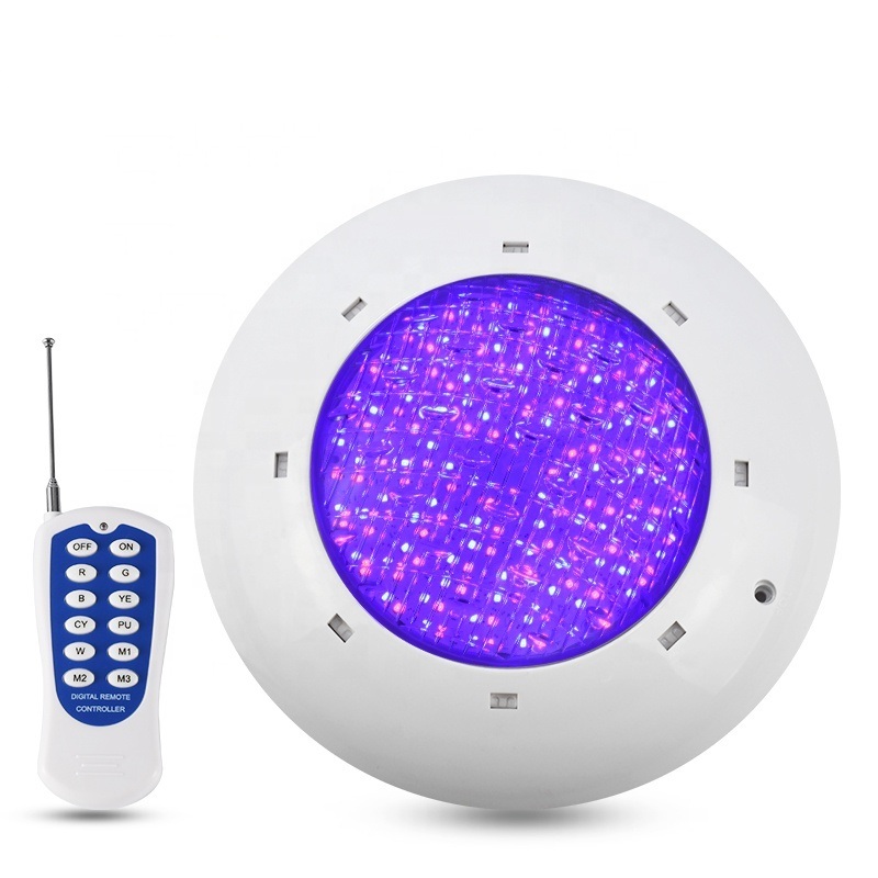 Wall Surface Mounted Plastic IP68 Waterproof 12V Low Voltage Multicolor Swimming Pool LED Lights