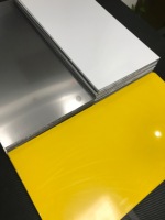 Feuilles de plastique auto-adhésives de gravure laser ABS 0.1mm 0.3mm pour machine de marquage laser Co2