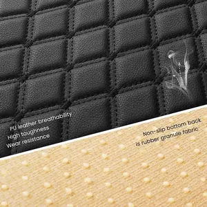 Funda de Asiento de Coche de Cuero PU Universal, Fundas de Asiento Delanteras para Automóviles, Cojín Protector para Asientos de Auto para BMW, Audi, Ford, Seat León - Product Image 2