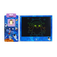 Tablette d'écriture numérique pour enfants, cartes flash parlant, dessin lcd, tablette d'écriture avec lecteur de cartes pour enfants, jouets d'apprentissage flash parlant
