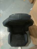 Siège sport modifié en fibre de carbone avec logo couleur personnalisé, support universel anti-choc latéral