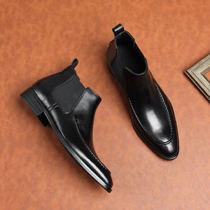 Bottes de travail de luxe haut de gamme pour hommes, imperméables, à lacets, avec semelle Goodyear, en cuir véritable vintage Amish, tige en cuir robuste - Product Image 6