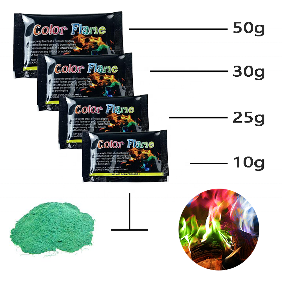 Color Change Powder Flames - Mystical Magic Blue Fire