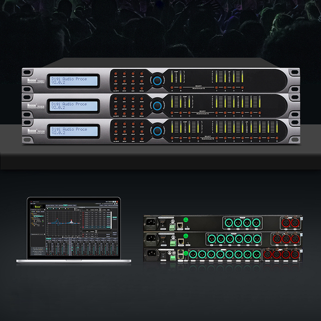 NUOXUN AD408 48K 4 Input 8 Output DSP Audio Processor Speaker Management Dbx Driverack Pa2 Sound Equipment/amplifiers/speaker