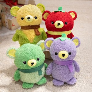 En gros, Peluches mignonnes en forme d'ours légumes <span class=keywords><strong>de</strong></span> dessin animé et d'ours maïs <span class=keywords><strong>pour</strong></span> enfants, Coussins <span class=keywords><strong>pour</strong></span> bébés <span class=keywords><strong>pour</strong></span> l'accompagnement et cadeaux d'anniversaire - Product Image 2