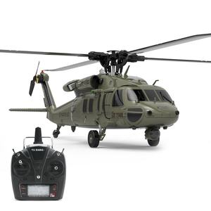 Hélicoptère RC F09 <span class=keywords><strong>Uh60</strong></span> Black Flybarless à Simulation Réelle, 6 Canaux, Échelle 1/47, pour Loisirs Personnels, Version Autonome - Product Image 1