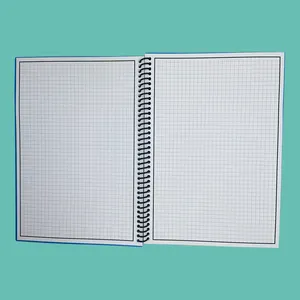 Cahier de notes en papier, haute qualité, réutilisable, étanche, intelligent, avec bobine plastique, fixation en spirale
