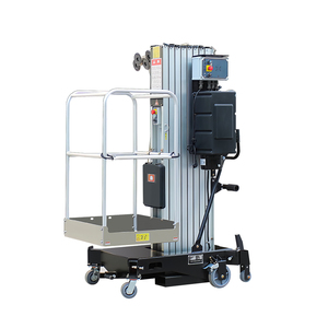 Plateforme élévatrice verticale en aluminium, directement de l'usine, 4,7m, 6,2m, 8m, 10,6m, 12,2m, 16m, capacité 150kg, 250kg, prix de gros - Product Image 1