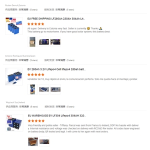 Europa EE. UU. EV MB31 314Ah 330Ah 8000 ciclo 3,2 V Lifepo4 batería celdas de batería hogar energía Solar Paquete de batería 12V 48V - Product Image 6