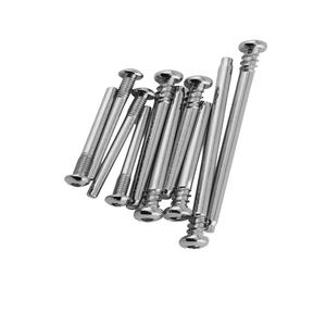 Pernos Gr5 personalizados de titanio para equipo mecánico de motocicleta, cabeza plana, Perno de máquina de medio diente endurecido niquelado - Product Image 1