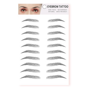 Pegatinas 6D para Cejas, Resistentes al Agua, Aspecto Natural, Realzador de Cejas para Maquillaje - Product Image 5