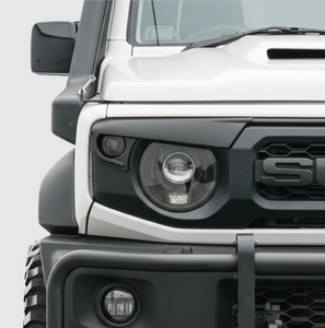 Protector de Capó de Acrílico Negro, Deflector de Capó, Protector de Insectos para Suzuki Jimny 2018-2021, Moldura Frontal - Product Image 2