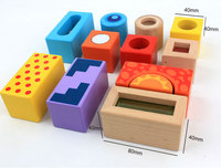 Jouets Montessori JET OEM, blocs de construction sonores, jouets éducatifs, jouets sensoriels d'apprentissage précoce inspirés de Montessori.